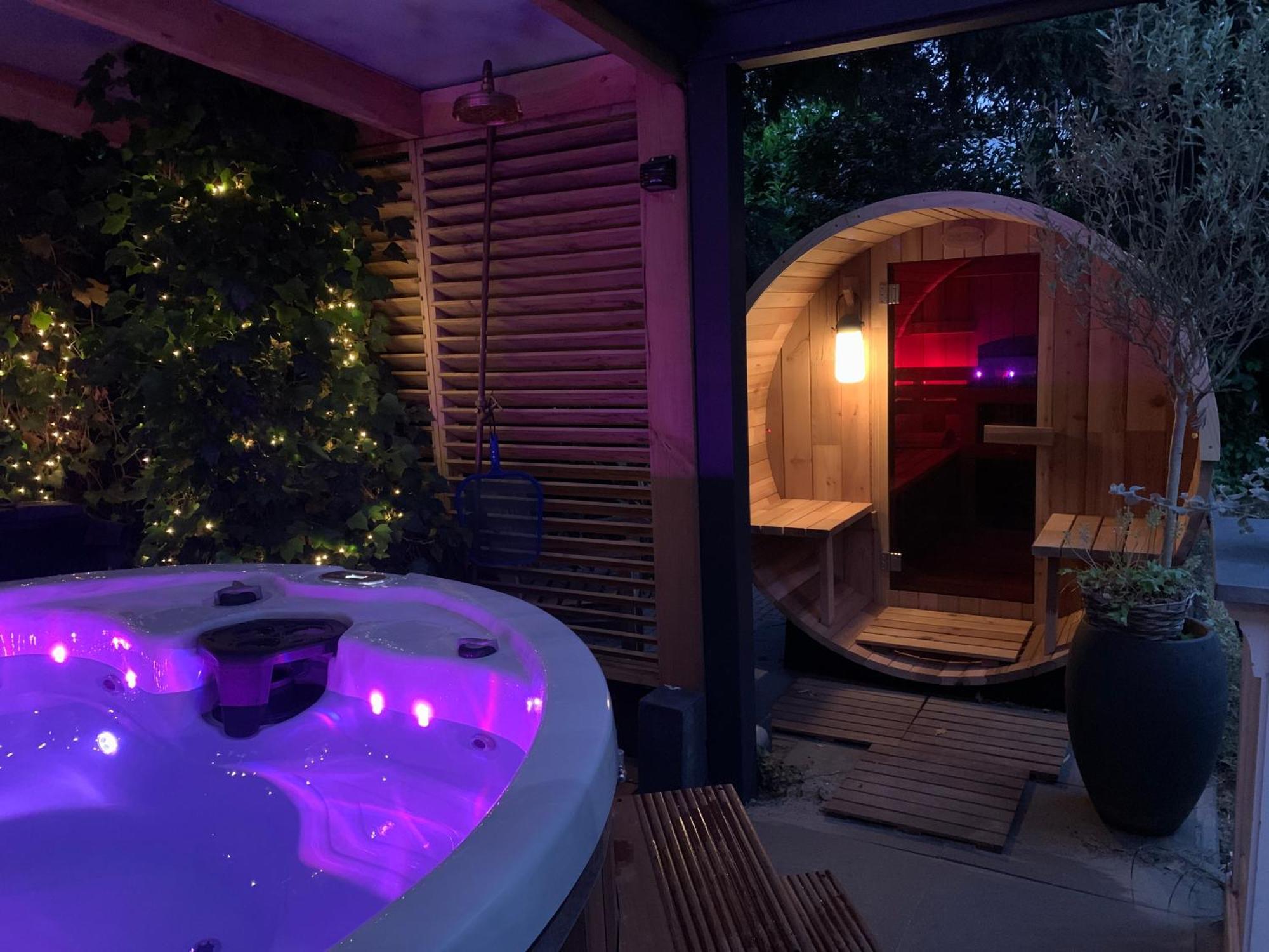 Romantisch Wellness Appartement Met Prive Hottub Sauna Gamesroom Den Ham Exterior photo